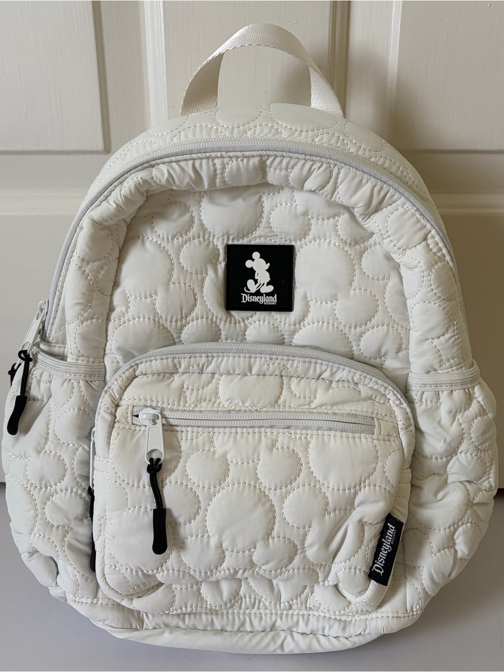 Disneyland Mickey Mouse White Small Backpack